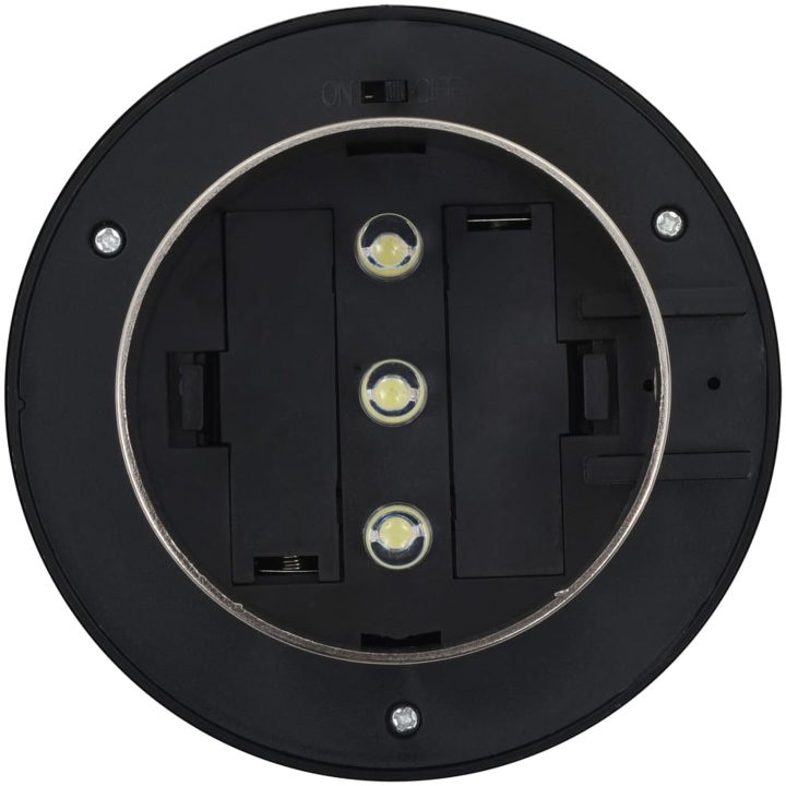 Sollampa LED set 6 st rund 12 cm vit vidaXL – bild 8