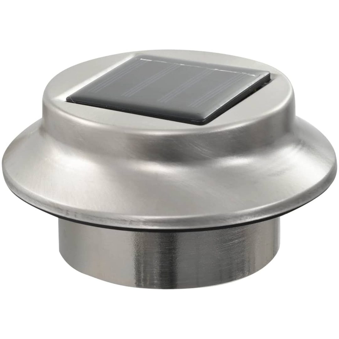 Sollampa LED set 6 st rund 12 cm vit vidaXL – bild 9