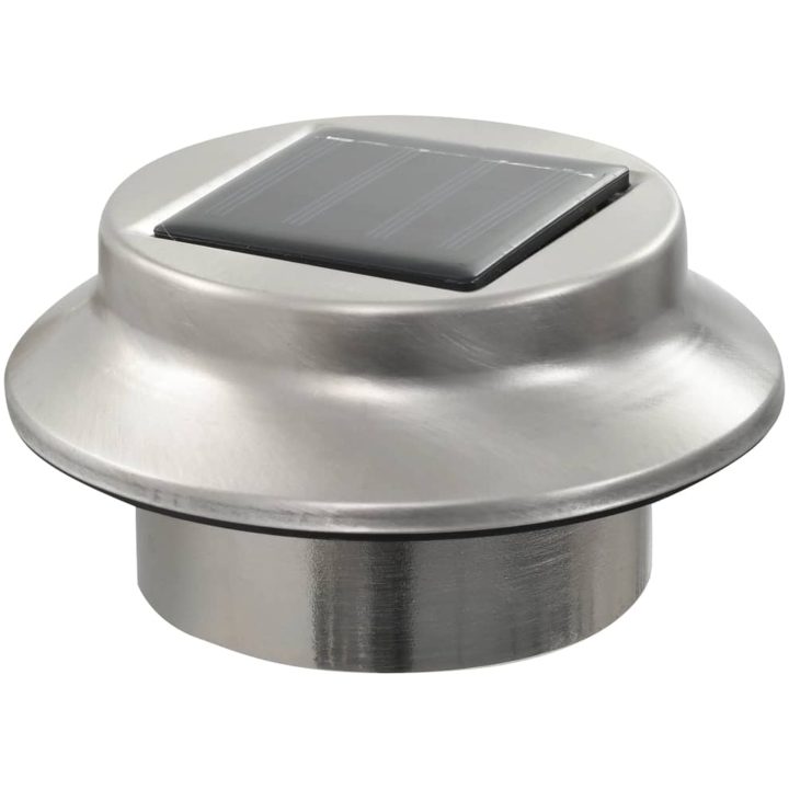 Sollampa LED set 6 st rund 12 cm vit vidaXL – bild 9