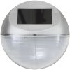 Sollampa vägg LED set 12 st rund silver vidaXL – miniatyr 4