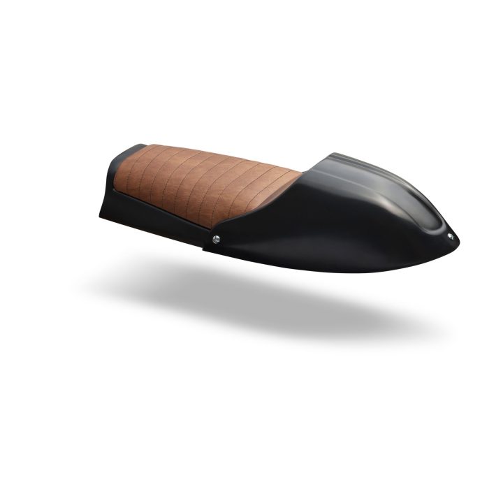 Solo Sadel BMWR100 C-RACER Svart/Brun – bild 3