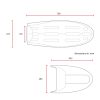 Solo Sadel BMWR100 C-RACER Svart/Brun – miniatyr 2