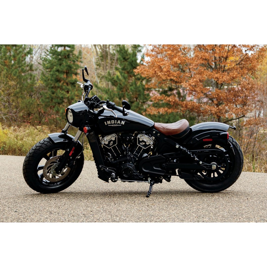 Solo Sadel Bobber/ Low-Profile Fram MUSTANG Brown – bild 3