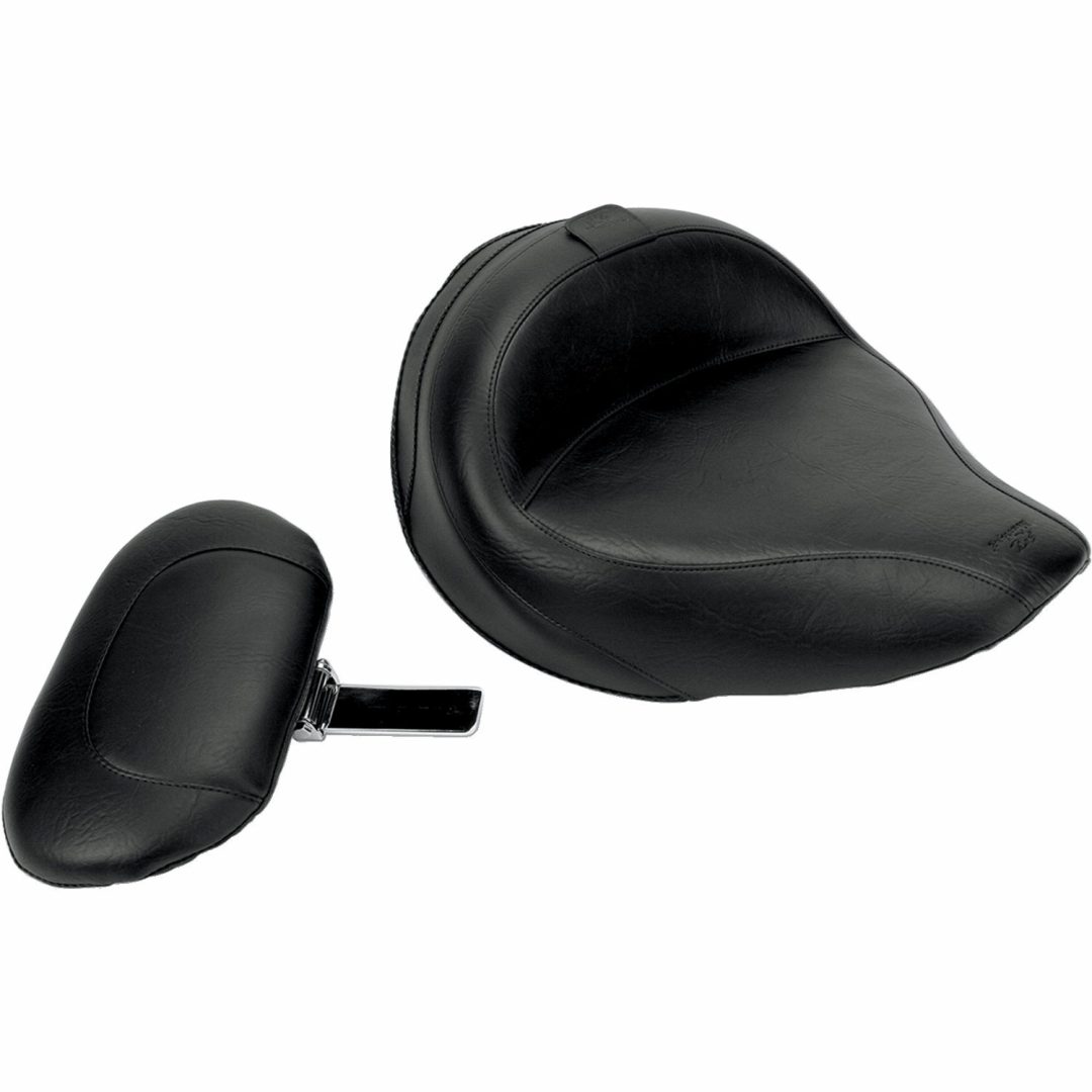 Solo Sadel Wide Med Ryggstöd Mustang SEAT WIDE VINT SOLO W/DBR
