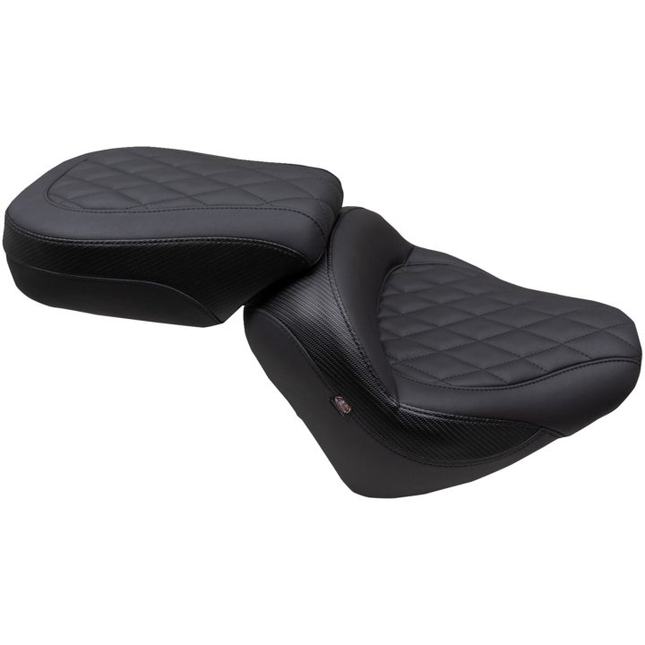Solosadel Standard Touring Diamantstickad Svart MUSTANG – bild 2