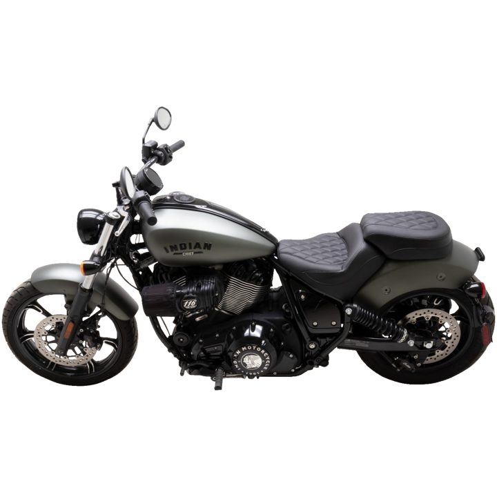 Solosadel Standard Touring Diamantstickad Svart MUSTANG – bild 3