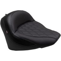 Solosadel Standard Touring Diamantstickad Svart MUSTANG