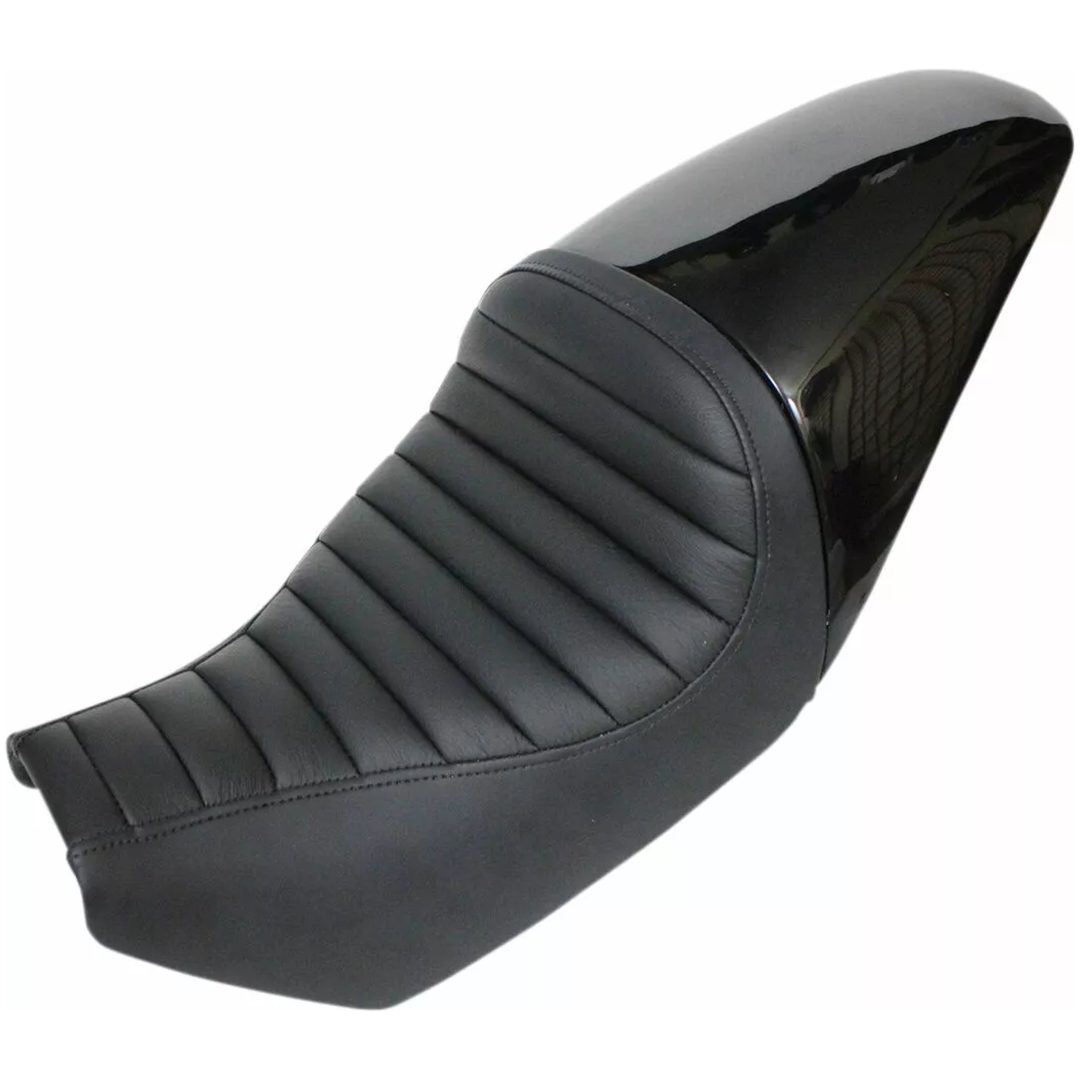 Solosadel Svart Leather SADDLEMEN SEAT FULL FENDER SOLO – bild 2