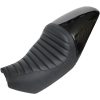 Solosadel Svart Leather SADDLEMEN SEAT FULL FENDER SOLO – miniatyr 1