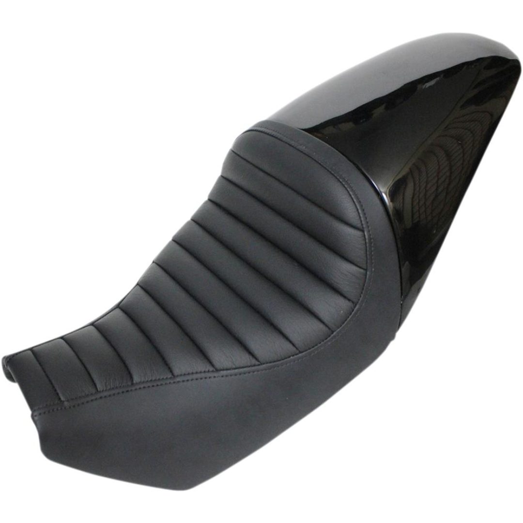 Solosadel Svart Leather SADDLEMEN SEAT FULL FENDER SOLO