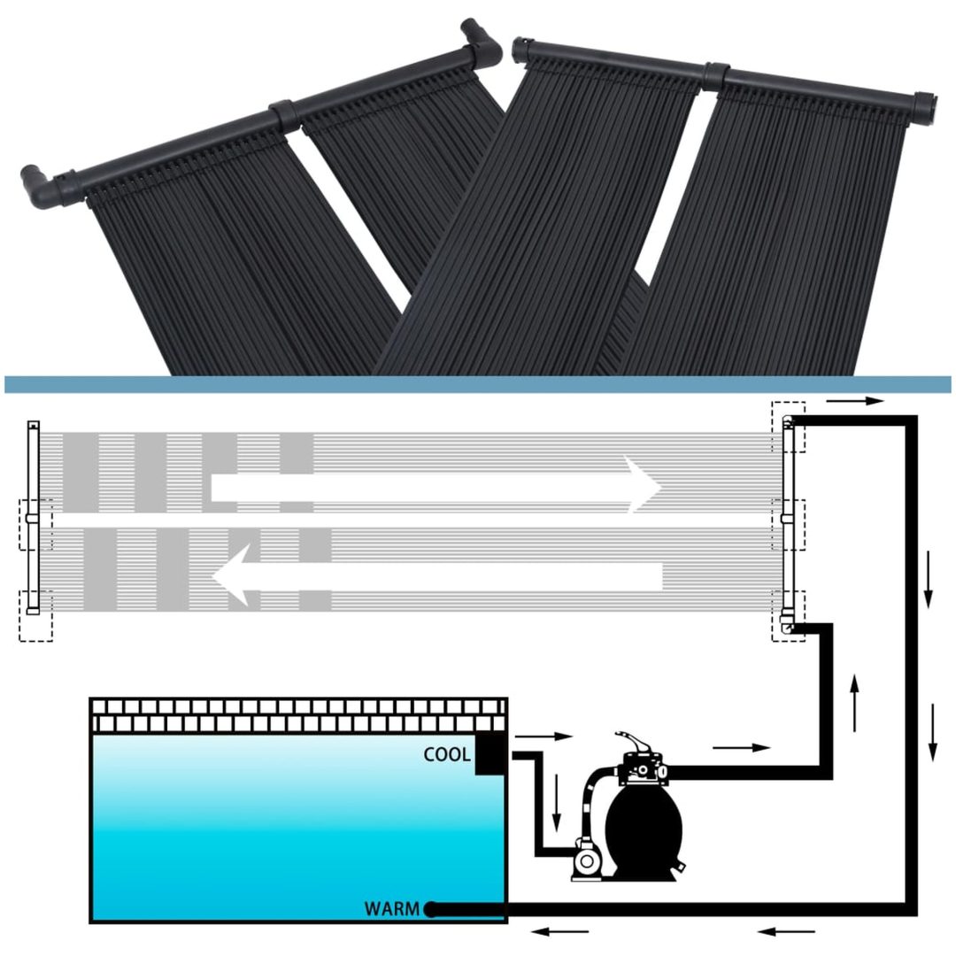 Solpanel för pool vidaXL 80 x 310 cm – bild 4