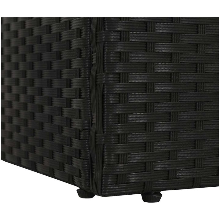 Solsäng 195x60 cm konstrotting svart vidaXL – bild 7