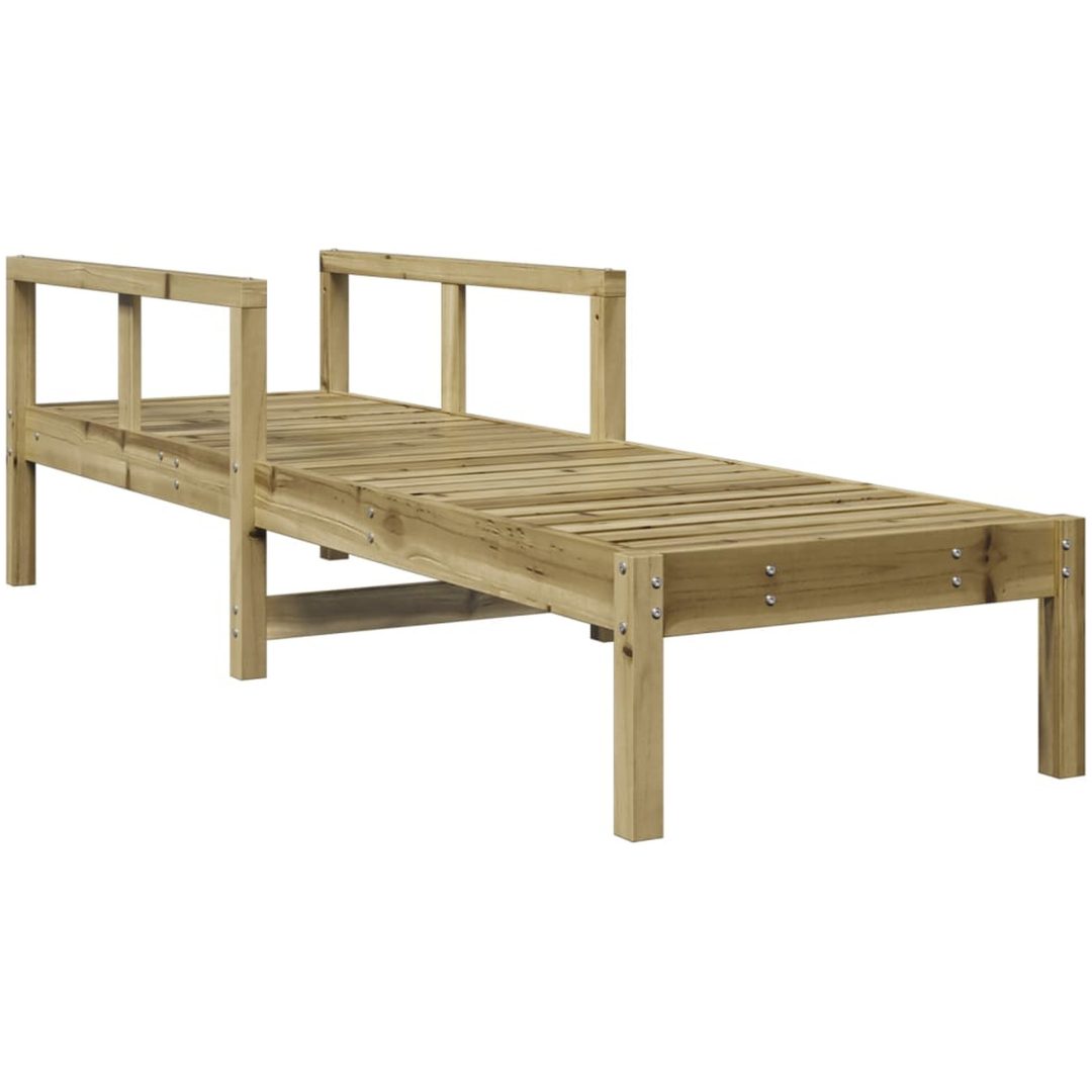 Solsäng 199,5x62x55 cm impregnerad furu vidaXL – bild 2