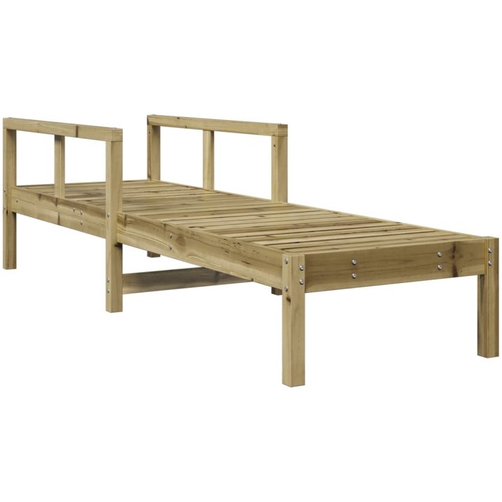 Solsäng 199,5x62x55 cm impregnerad furu vidaXL – bild 2