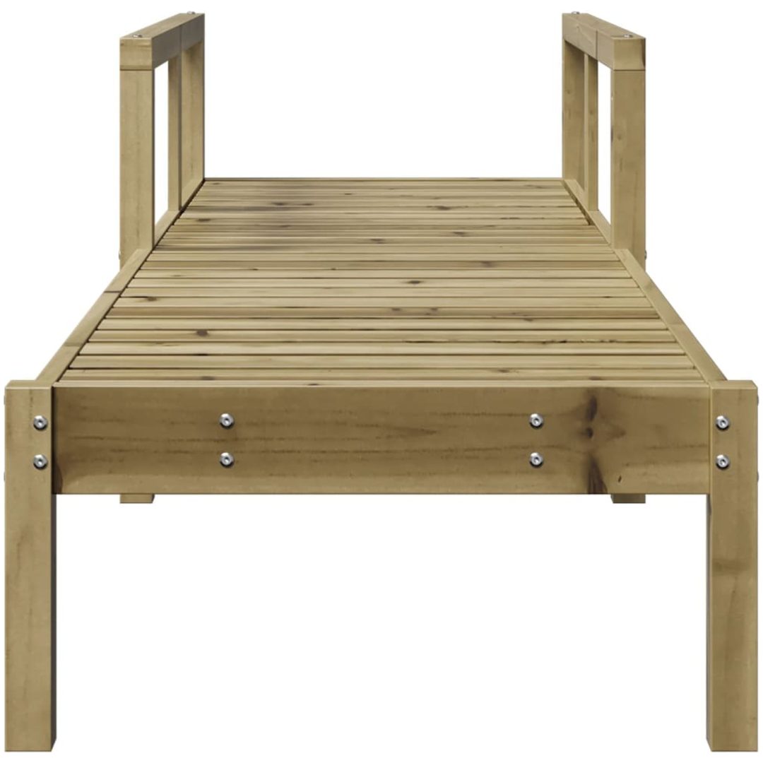 Solsäng 199,5x62x55 cm impregnerad furu vidaXL – bild 4
