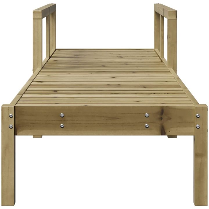 Solsäng 199,5x62x55 cm impregnerad furu vidaXL – bild 4