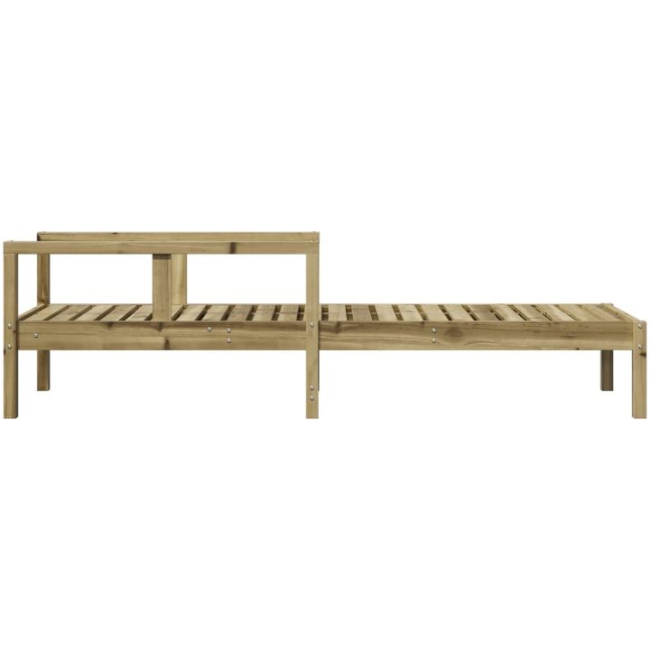 Solsäng 199,5x62x55 cm impregnerad furu vidaXL – bild 5