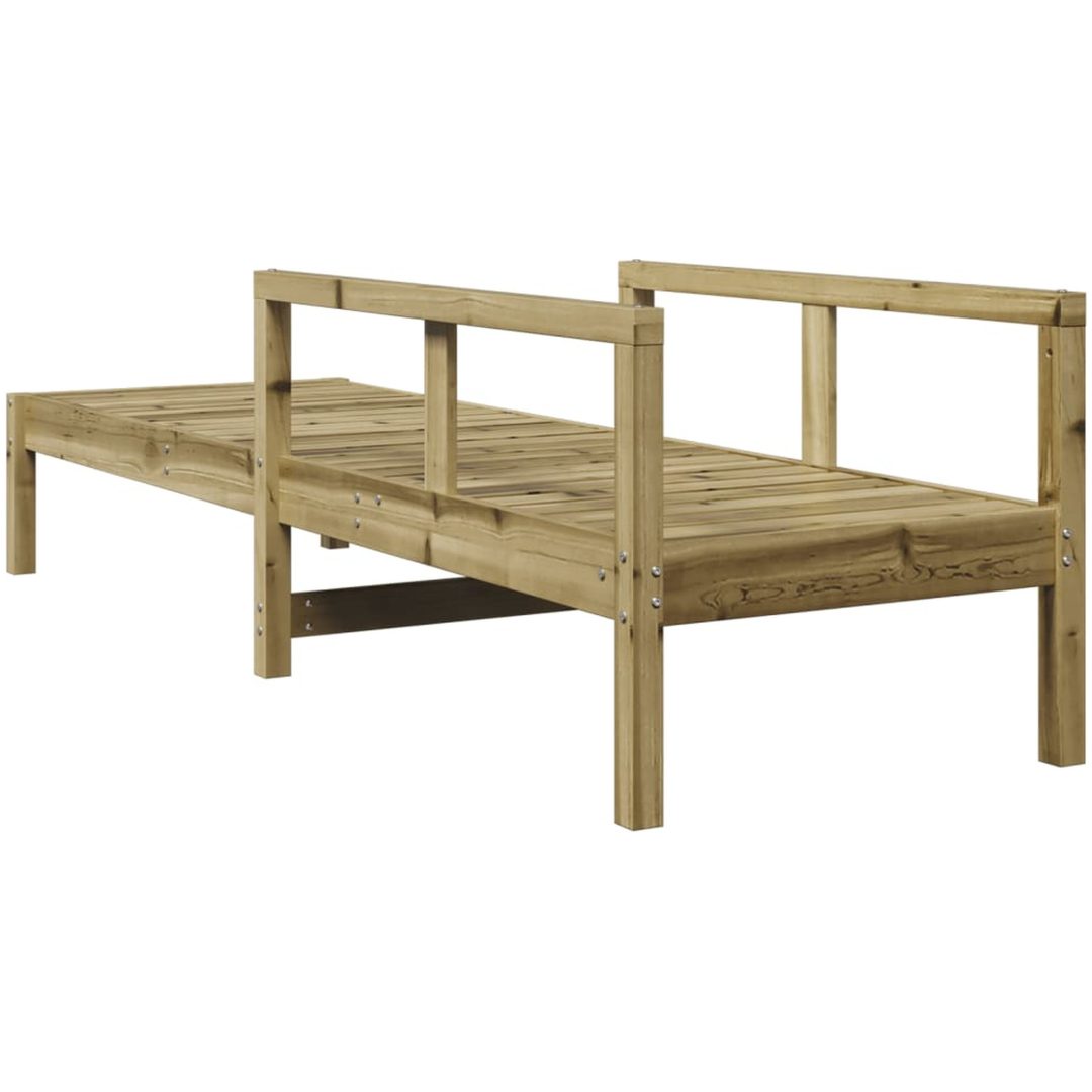 Solsäng 199,5x62x55 cm impregnerad furu vidaXL – bild 6