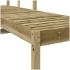 Solsäng 199,5x62x55 cm impregnerad furu vidaXL – miniatyr 8