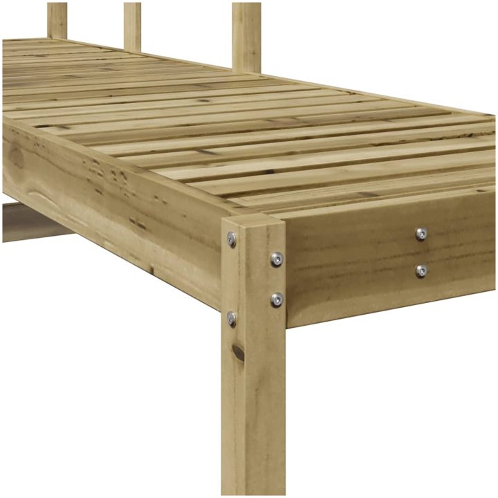 Solsäng 199,5x62x55 cm impregnerad furu vidaXL – bild 8