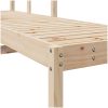 Solsäng 199,5x62x55 cm massiv furu vidaXL – miniatyr 8