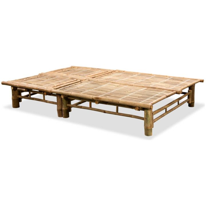 Solsäng 2 personer bambu vidaXL – bild 3