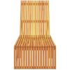 Solsäng 200x55x30 cm Massivt Akaciaträ vidaXL 200 x 55 x 94 cm – miniatyr 4