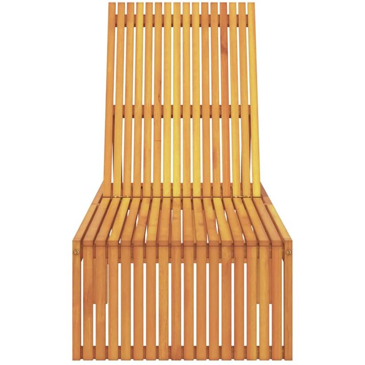 Solsäng 200x55x30 cm Massivt Akaciaträ vidaXL 200 x 55 x 94 cm – bild 4