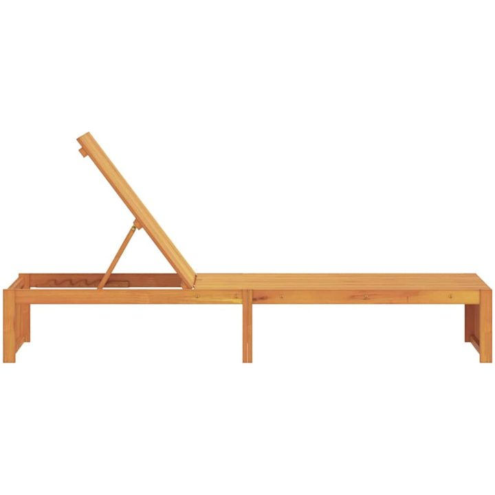 Solsäng 200x55x30 cm Massivt Akaciaträ vidaXL 200 x 55 x 94 cm – bild 5
