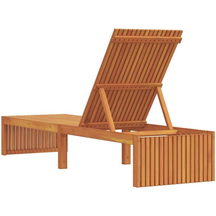 Solsäng 200x55x30 cm Massivt Akaciaträ vidaXL 200 x 55 x 94 cm – bild 6
