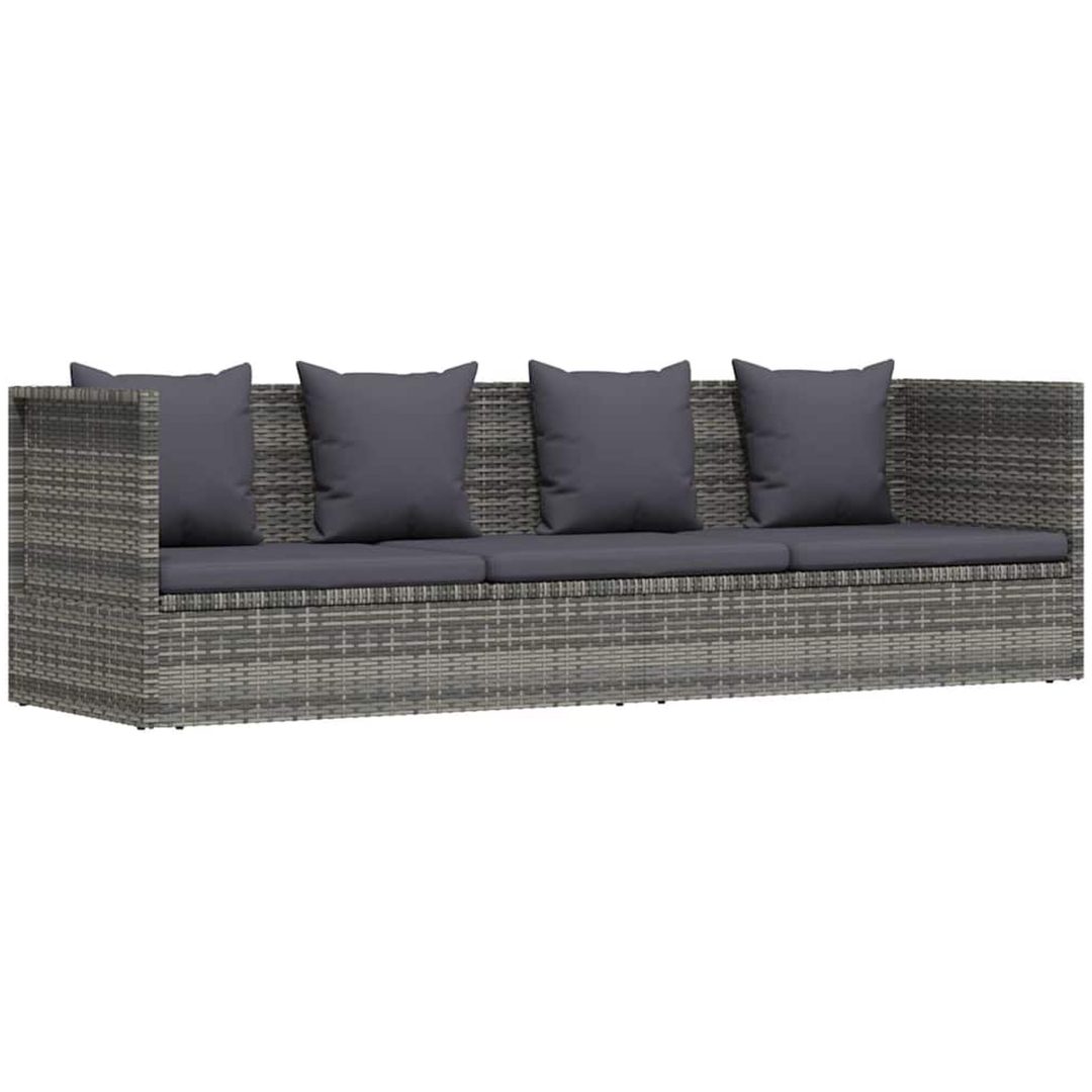 Solsäng 200x60 cm konstrotting grå vidaXL – bild 2