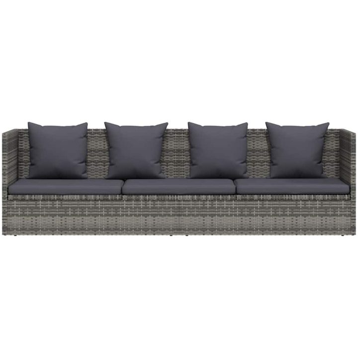 Solsäng 200x60 cm konstrotting grå vidaXL – bild 6