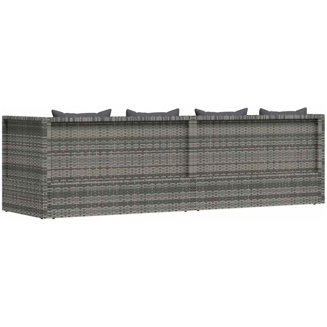 Solsäng 200x60 cm konstrotting grå vidaXL – bild 8