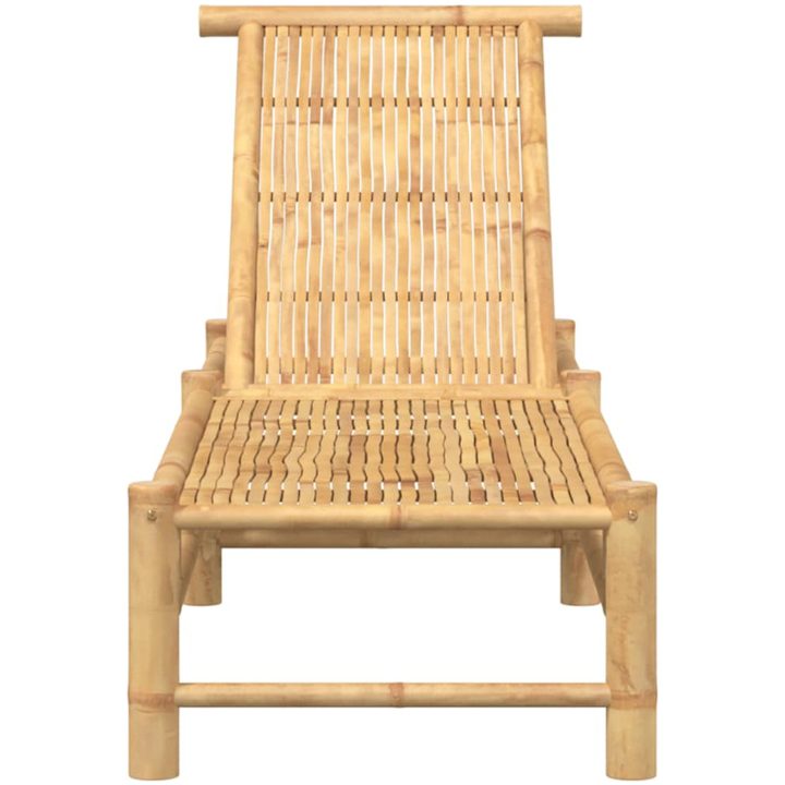 Solsäng 55x199x30 cm bambu vidaXL – bild 4