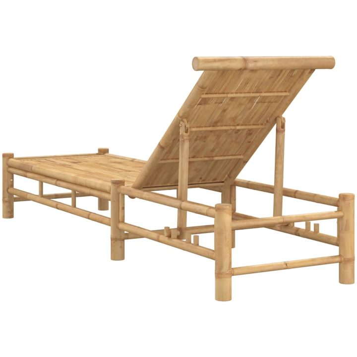 Solsäng 55x199x30 cm bambu vidaXL – bild 6