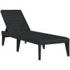 Solsäng antracit 186x60x29 cm PP vidaXL – miniatyr 2