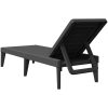 Solsäng antracit 186x60x29 cm PP vidaXL – miniatyr 6