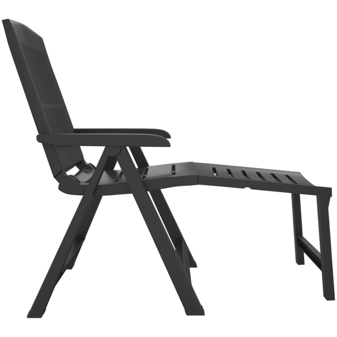 Solsäng antracit plast vidaXL – bild 4