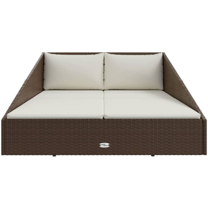 Solsäng brun 110x200 cm konstrotting vidaXL – bild 3