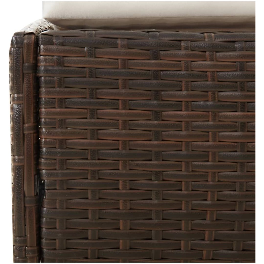 Solsäng brun 110x200 cm konstrotting vidaXL – bild 7