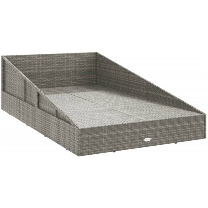 Solsäng grå 110x200 cm konstrotting vidaXL 110 x 200 x 55 cm – bild 6