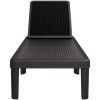 Solsäng justerbar 4 höjder 155,5x57x28 cm polypropen vidaXL – miniatyr 4