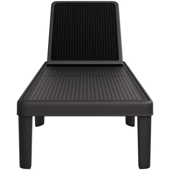 Solsäng justerbar 4 höjder 155,5x57x28 cm polypropen vidaXL – bild 4