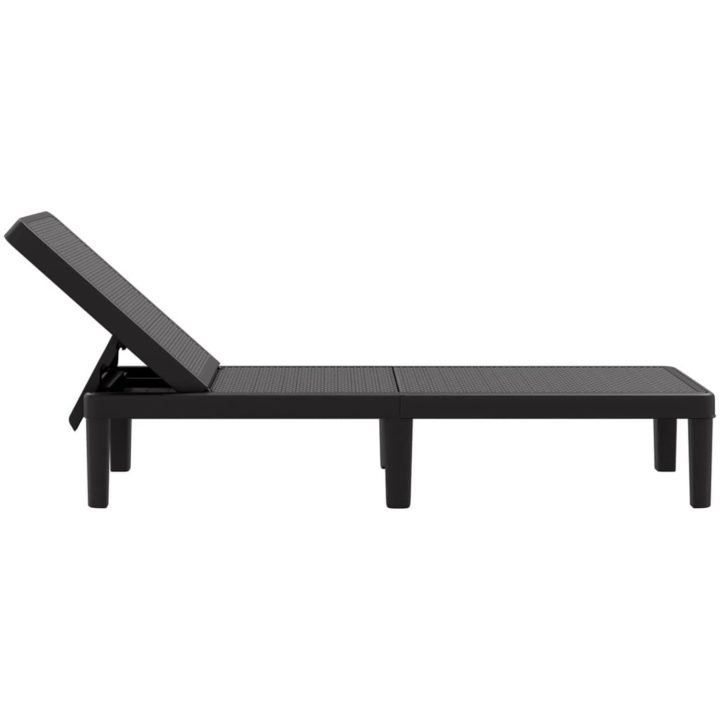Solsäng justerbar 4 höjder 155,5x57x28 cm polypropen vidaXL – bild 5