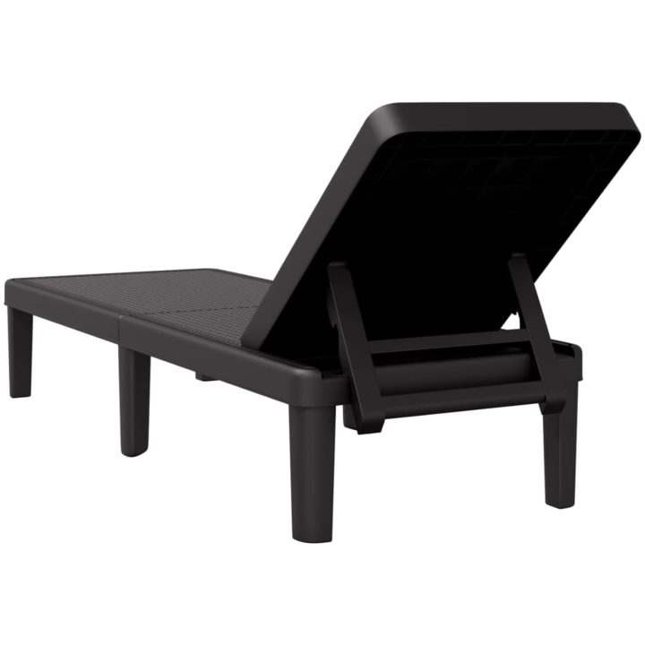 Solsäng justerbar 4 höjder 155,5x57x28 cm polypropen vidaXL – bild 6