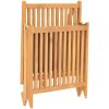 Solsäng massiv teak vidaXL – miniatyr 5