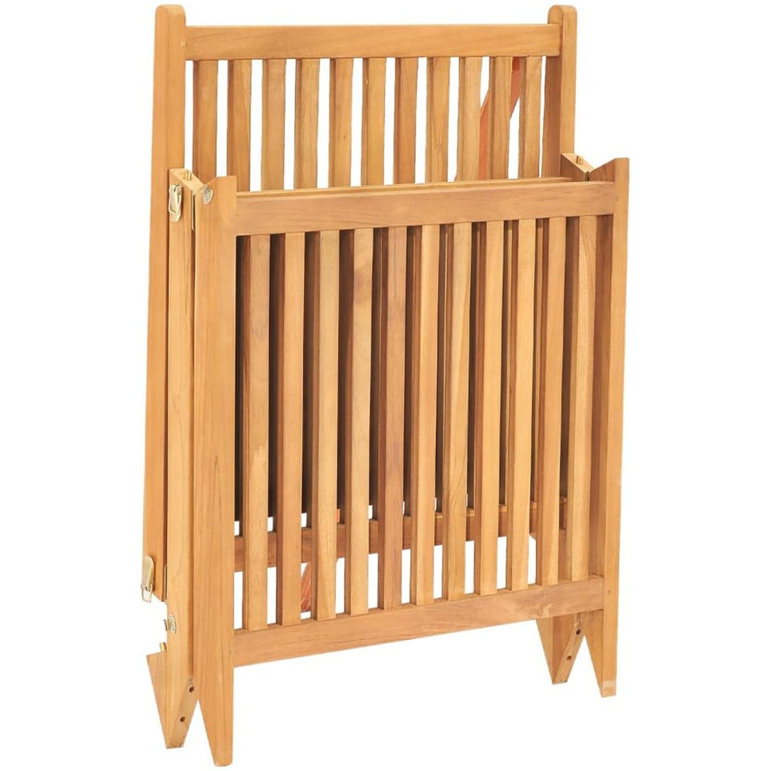 Solsäng massiv teak vidaXL – bild 5