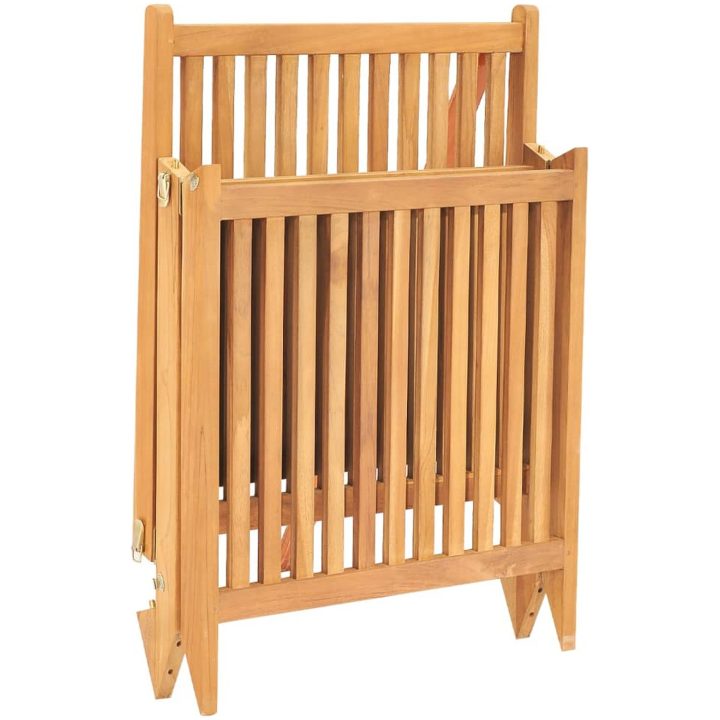 Solsäng massiv teak vidaXL – bild 5