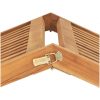 Solsäng massiv teak vidaXL – miniatyr 6