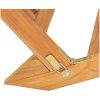 Solsäng massiv teak vidaXL – miniatyr 7